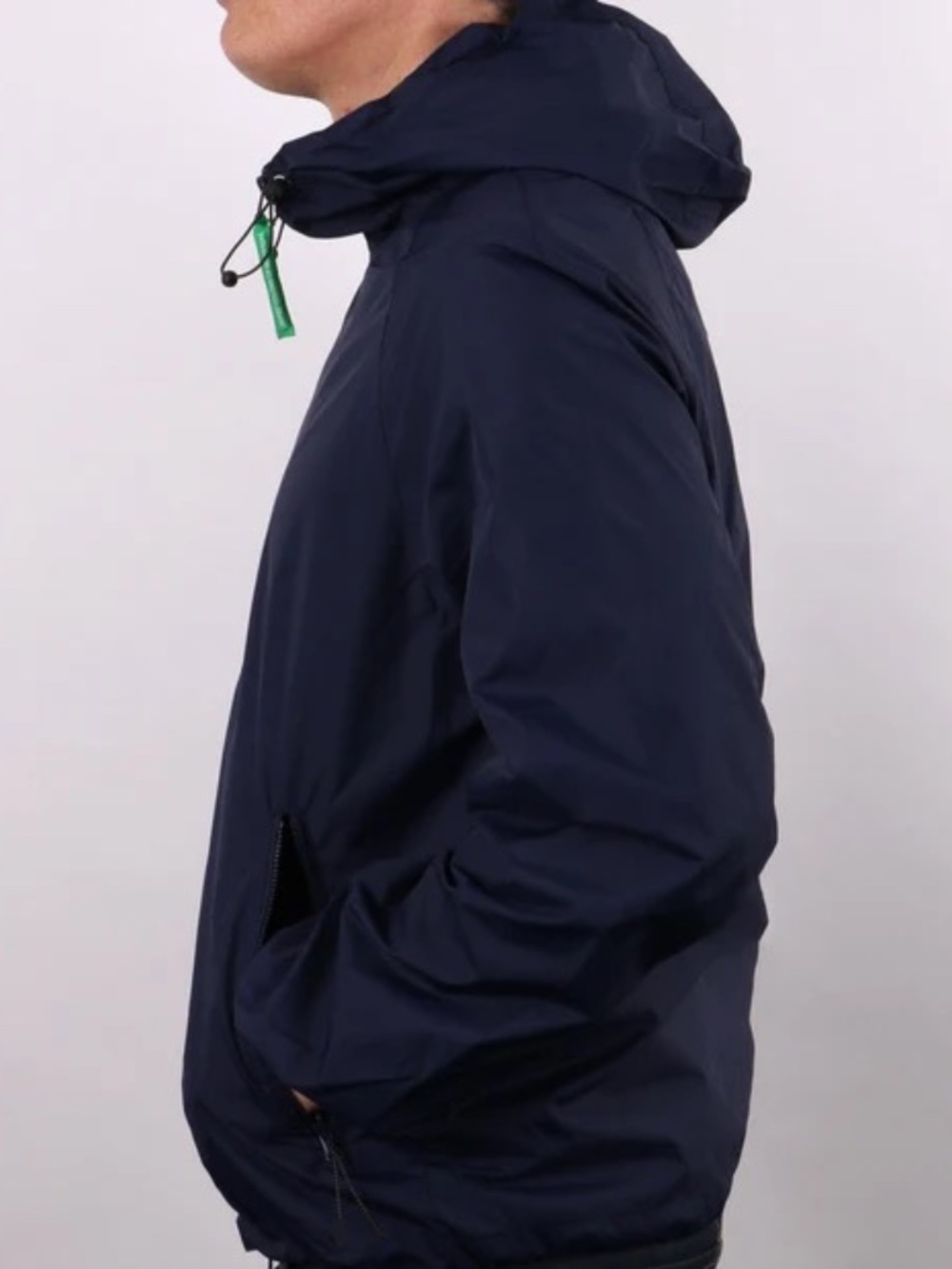 Men's Benetton Rain Defender Jacket in Navy, XXL, NWT - Picture 3 of 9